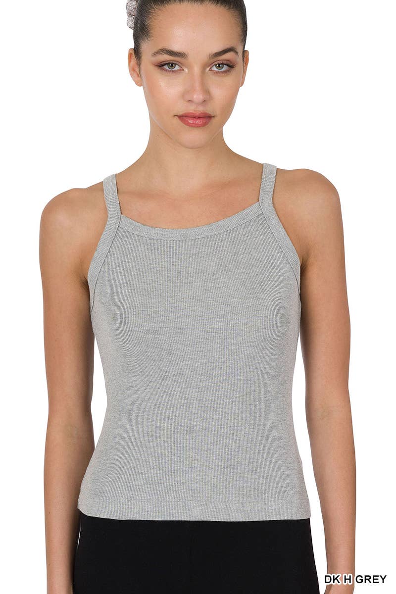 Solid Rayon Ribbed Cami