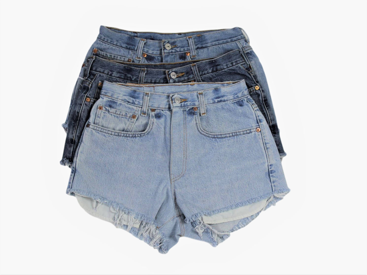 Upcycled Vintage Denim Shorts - Original