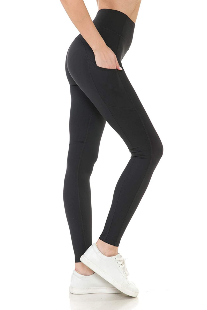 Athletic Pocket -BlackWomen's Fitness Leggings