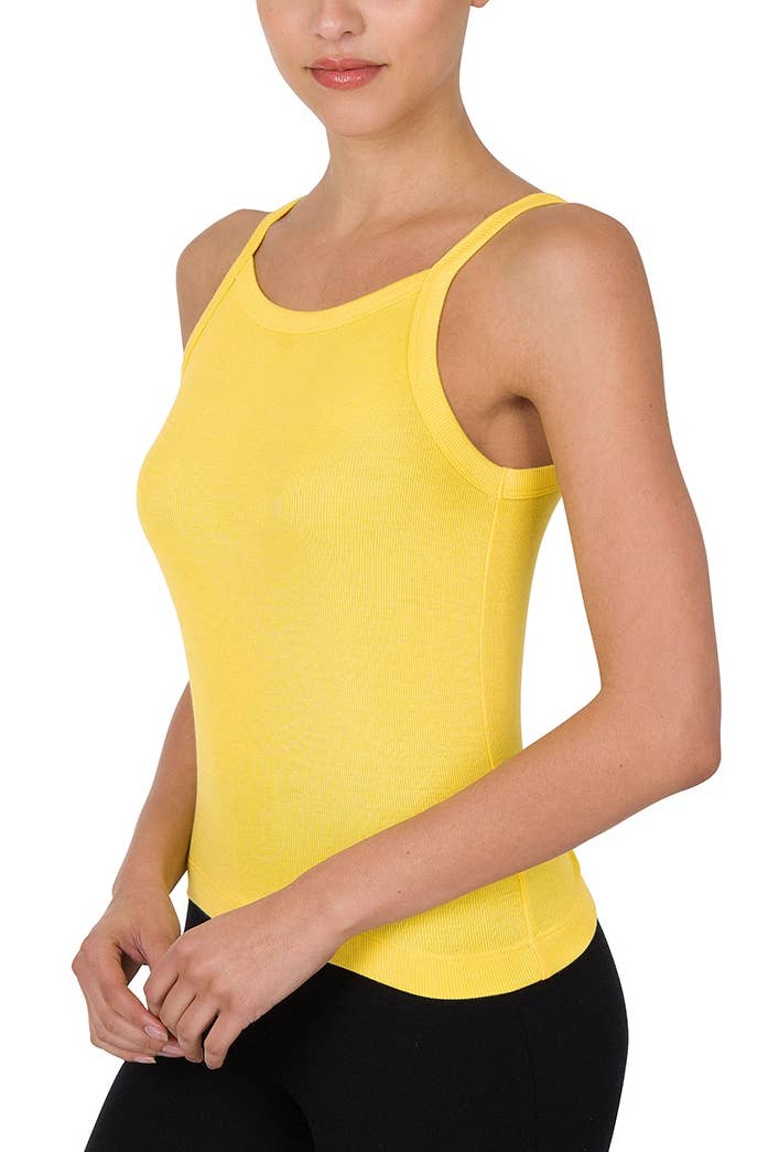 Solid Rayon Ribbed Cami