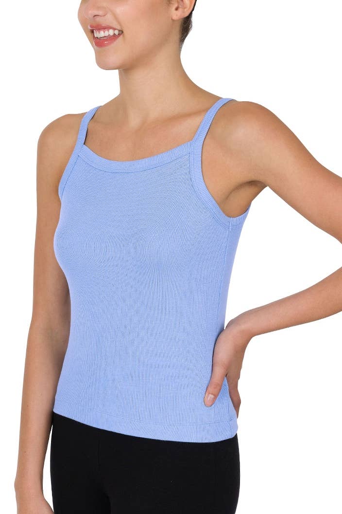 Solid Rayon Ribbed Cami