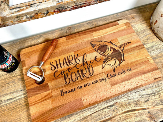 Shark Coochie Board | Charcuterie Board | Cutting board