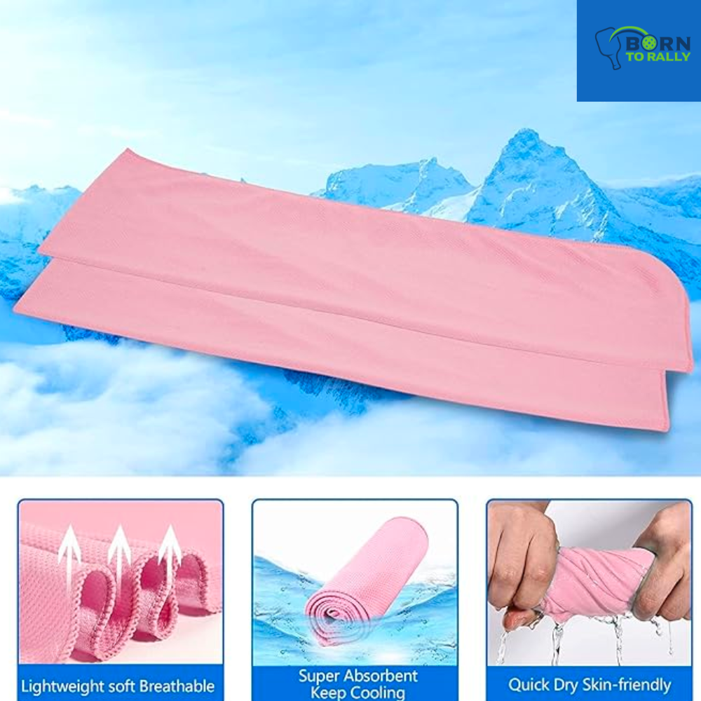 Cooling Pickleball Towels - Pink