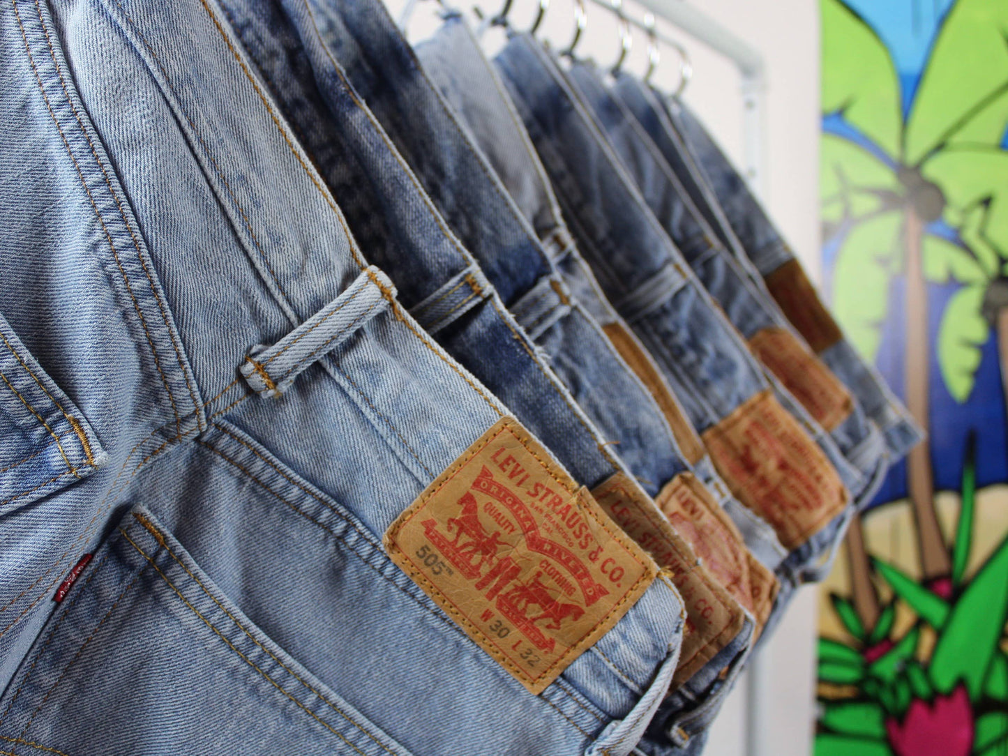 Upcycled Vintage Denim Shorts - Original