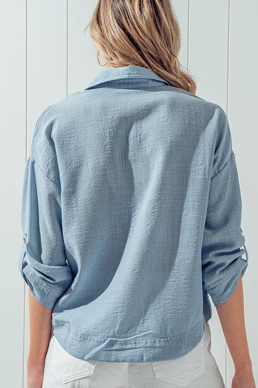 BUTTON DOWN COLLAR SHIRT