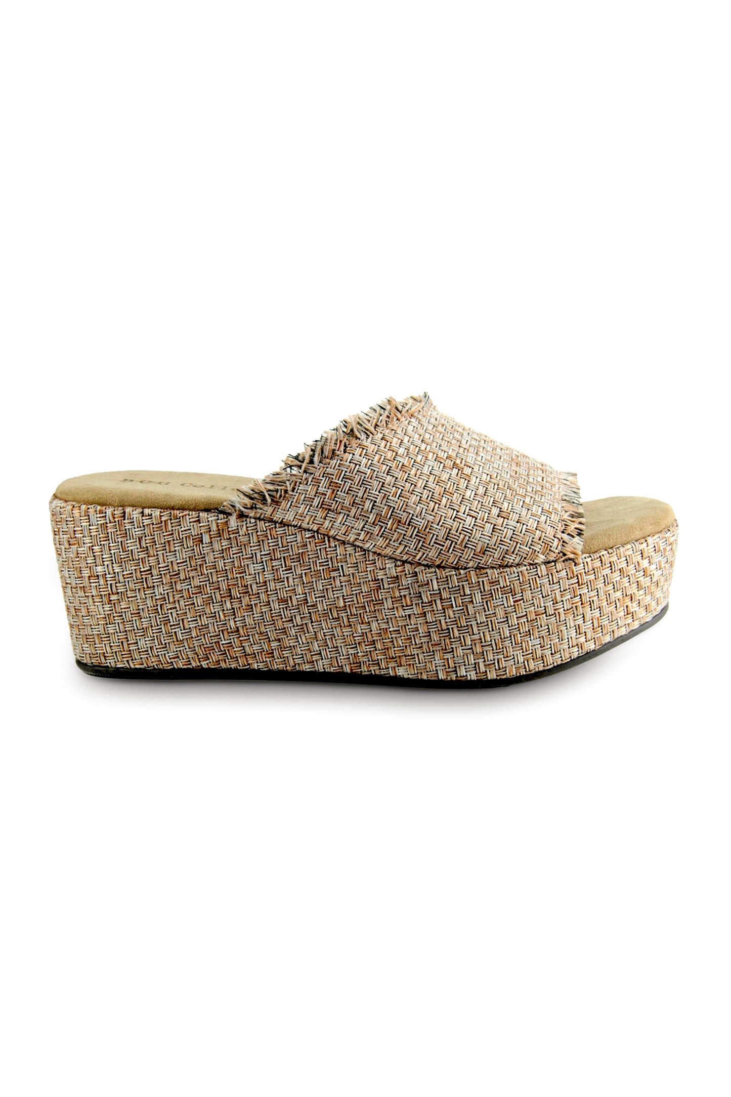 WREN Tan Woven Raffia