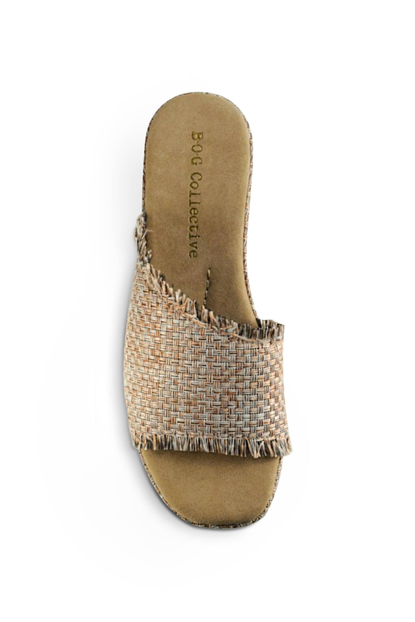 WREN Tan Woven Raffia