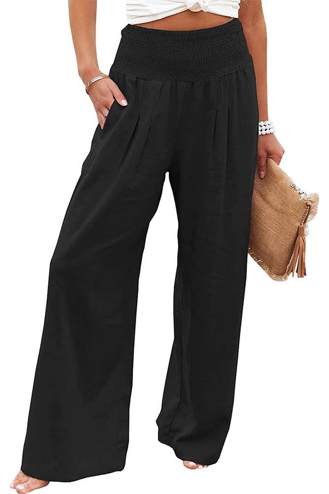 HIgh Waist Wide Leg Pants ZZKF1108