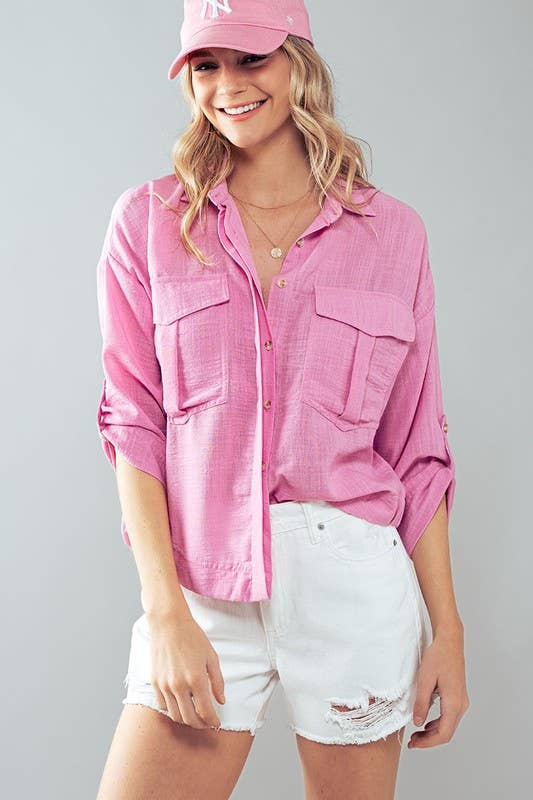 BUTTON DOWN COLLAR SHIRT