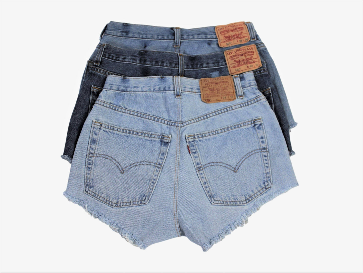 Upcycled Vintage Denim Shorts - Original