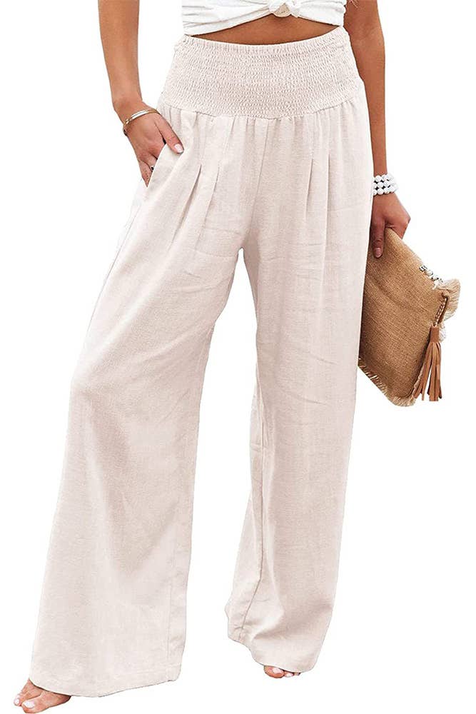 HIgh Waist Wide Leg Pants ZZKF1108