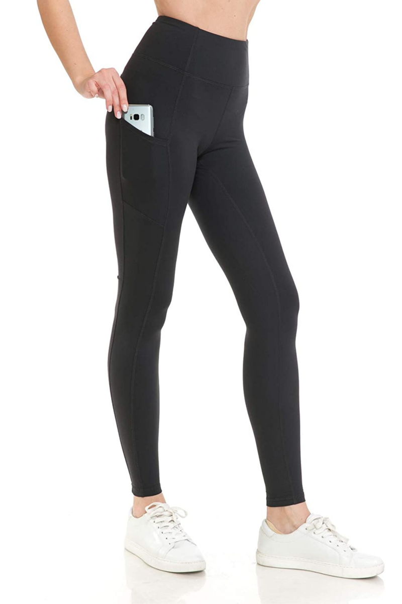 Athletic Pocket -BlackWomen's Fitness Leggings